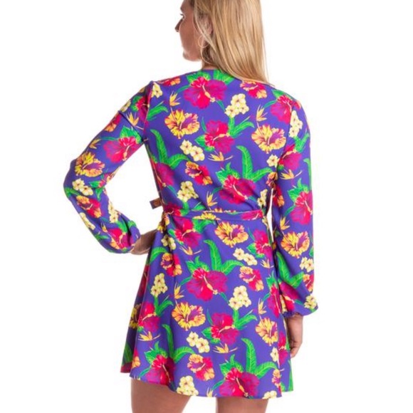 Shinesty Hawaii 6-9 Wrap Dress - Picture 3 of 8